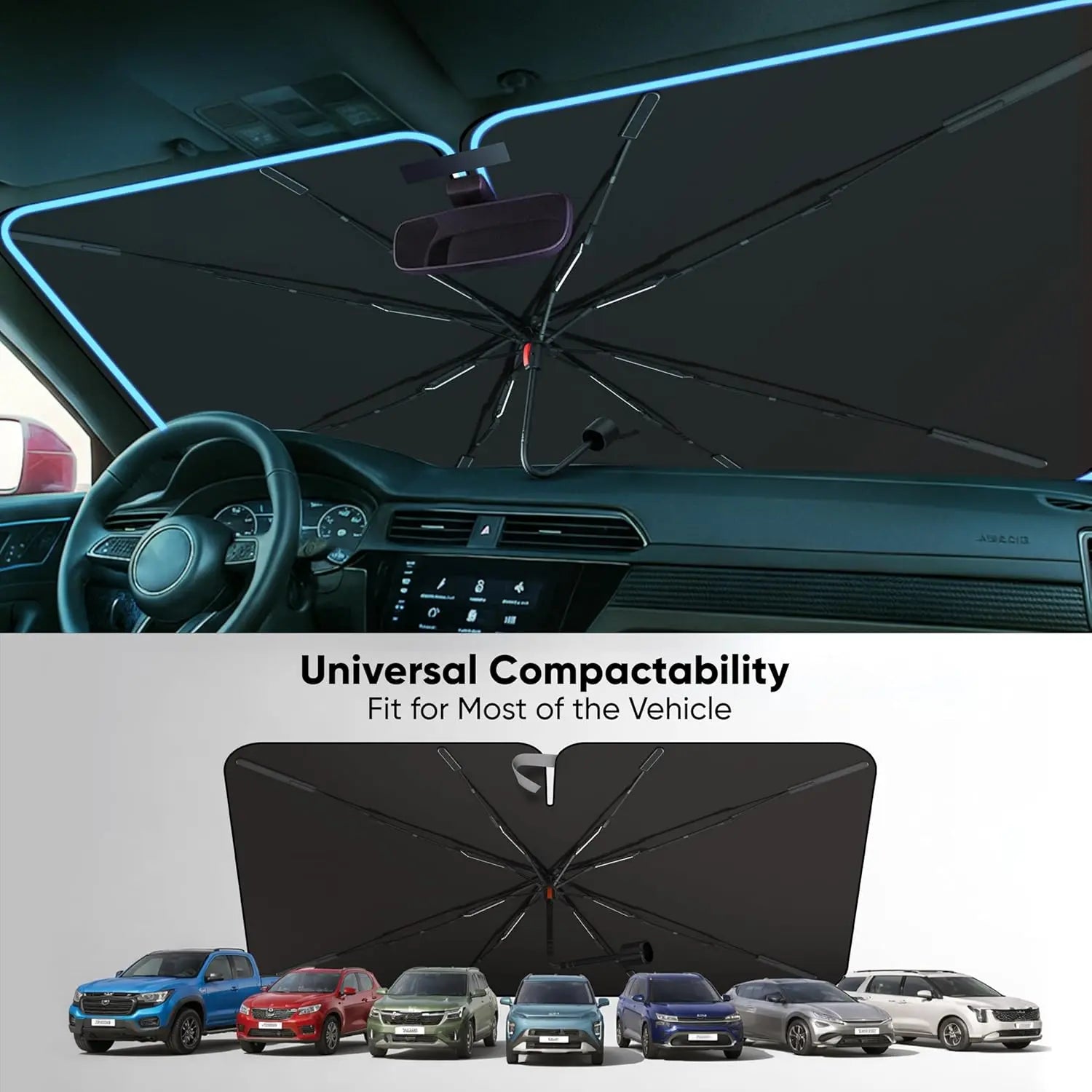 SunBlock Pro™ Automatic Windshield Cover
