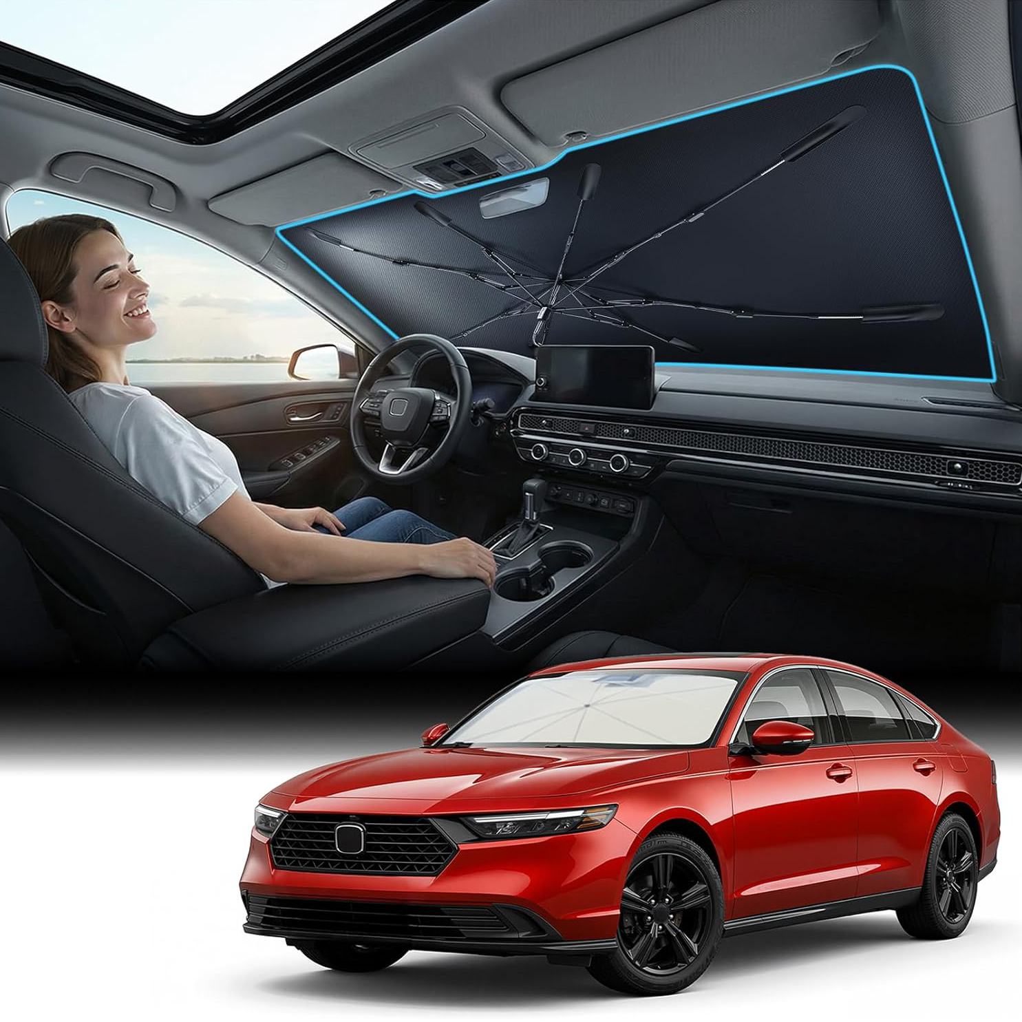 SunBlock Pro™ Automatic Windshield Cover