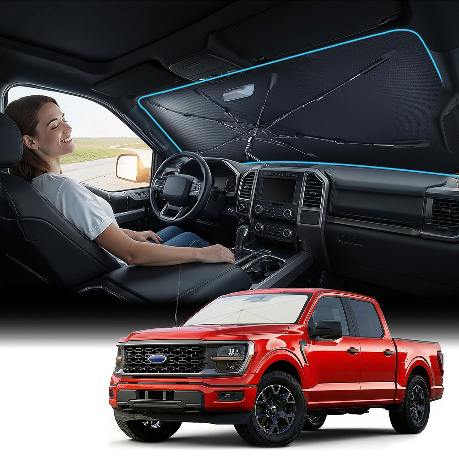 SunBlock Pro™ Automatic Windshield Cover