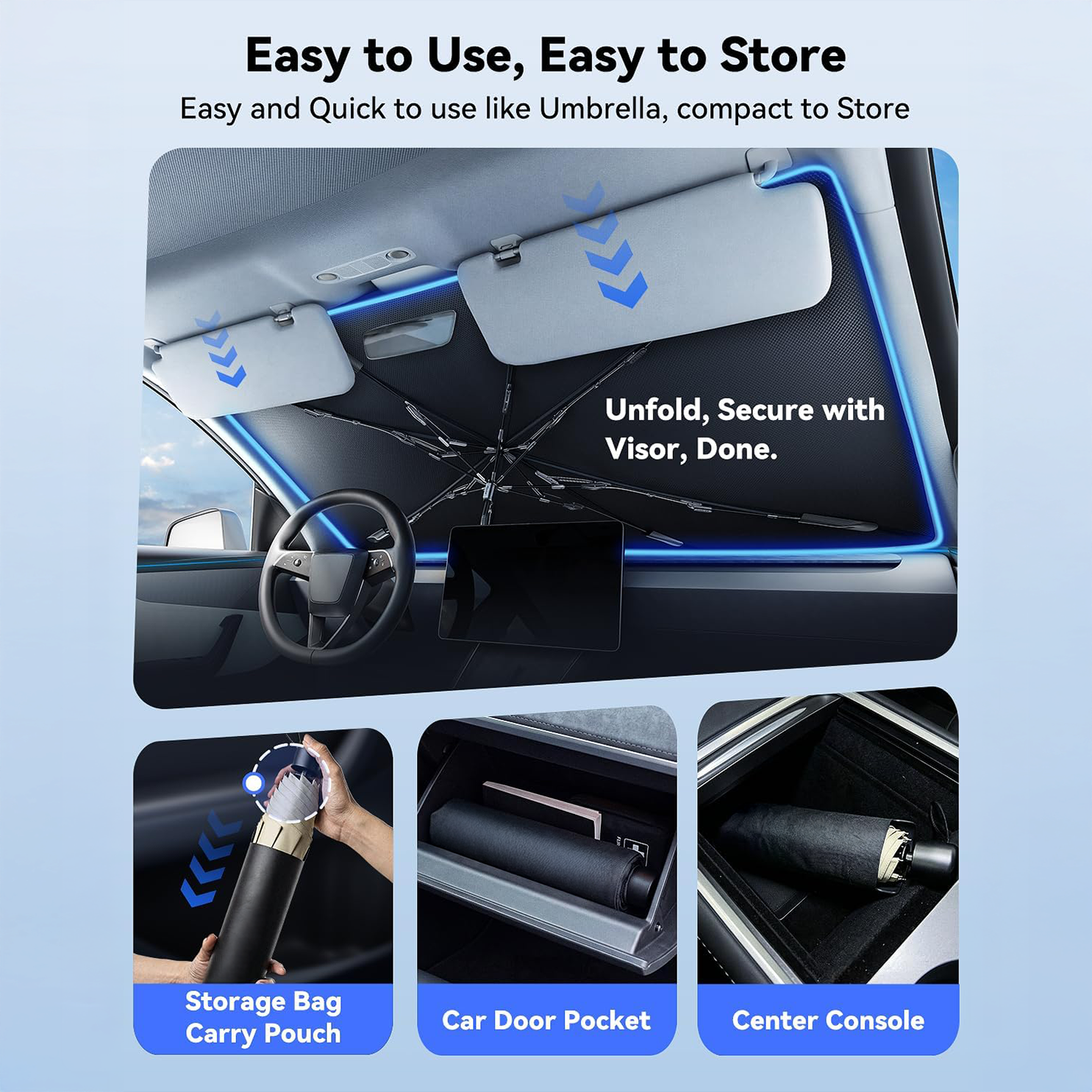 SunBlock Pro™ Automatic Windshield Cover